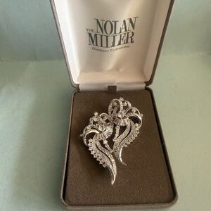 Nolan Miller Silver Glamour Earrings
